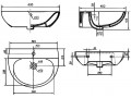 Раковина IFO Frisk RS020600000 60 см